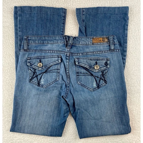(VTG) VOLCOM • Y2K Distressed Bootcut Jeans - Picture 2 of 15